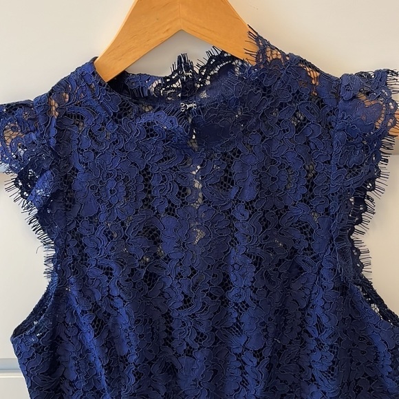 Nwot Adelyn Rae Lace Shorts Romper Size M - Picture 4 of 8